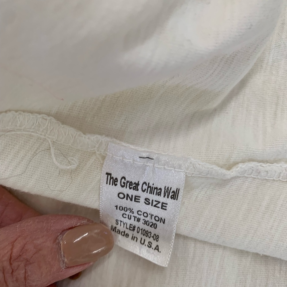 Rhinestone Embellished Great China Wall T-shirt, Los Angeles Sz S - Picture 6 of 6